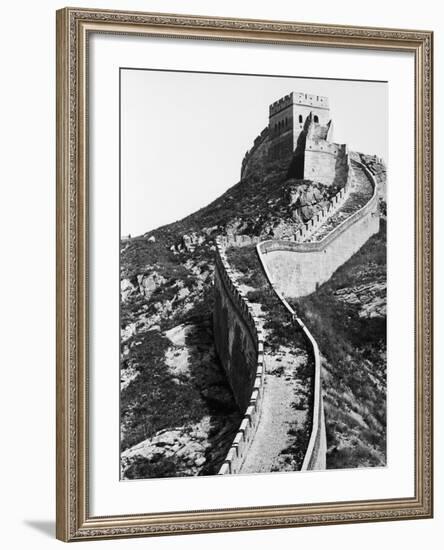 Vertical Section of Great Wall of China-Bettmann-Framed Photographic Print