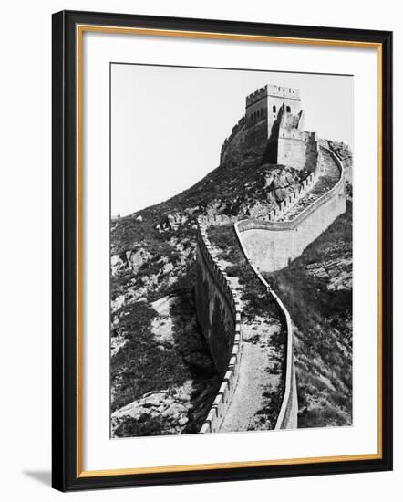 Vertical Section of Great Wall of China-Bettmann-Framed Photographic Print