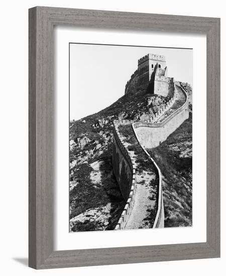 Vertical Section of Great Wall of China-Bettmann-Framed Photographic Print