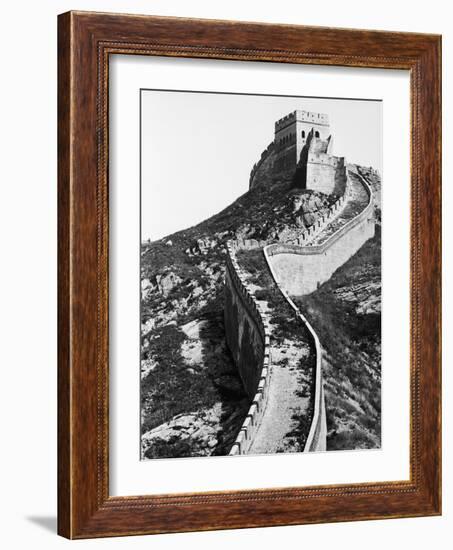 Vertical Section of Great Wall of China-Bettmann-Framed Photographic Print