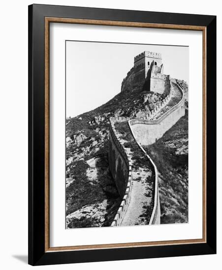 Vertical Section of Great Wall of China-Bettmann-Framed Photographic Print