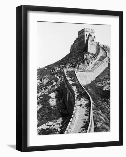 Vertical Section of Great Wall of China-Bettmann-Framed Photographic Print