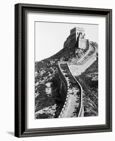 Vertical Section of Great Wall of China-Bettmann-Framed Photographic Print