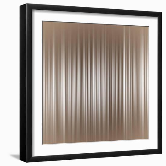 Vertical Strip Neutral Background Illustration-Elen33-Framed Art Print