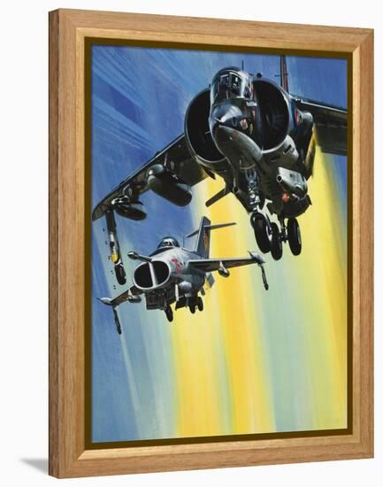 Vertical Take-Off Jets-Wilf Hardy-Framed Premier Image Canvas