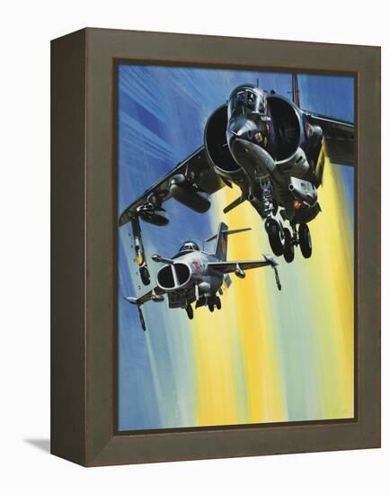 Vertical Take-Off Jets-Wilf Hardy-Framed Premier Image Canvas