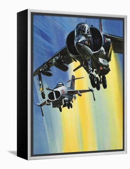 Vertical Take-Off Jets-Wilf Hardy-Framed Premier Image Canvas