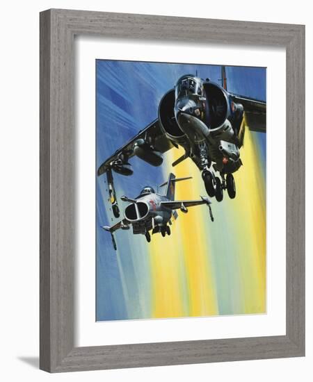 Vertical Take-Off Jets-Wilf Hardy-Framed Giclee Print