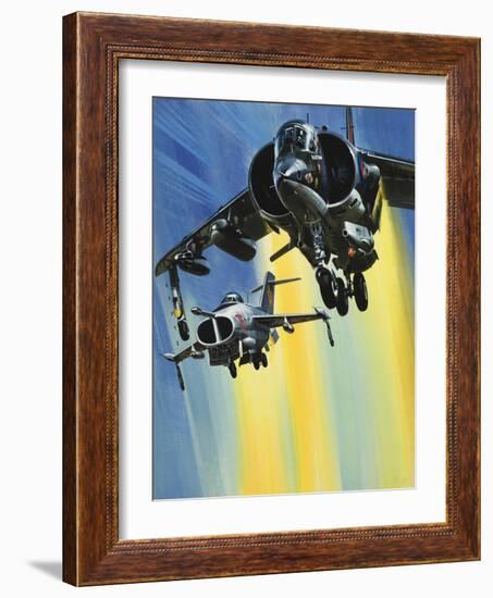 Vertical Take-Off Jets-Wilf Hardy-Framed Giclee Print