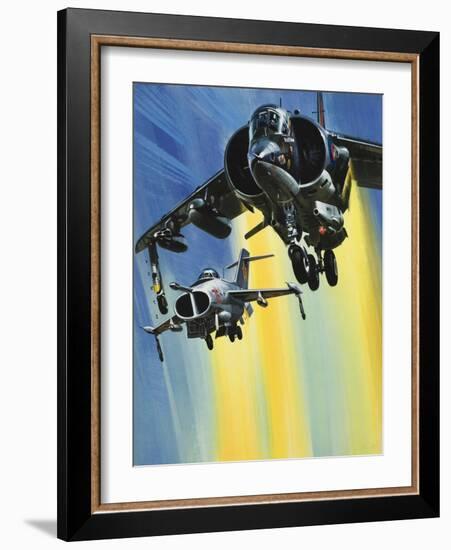 Vertical Take-Off Jets-Wilf Hardy-Framed Giclee Print