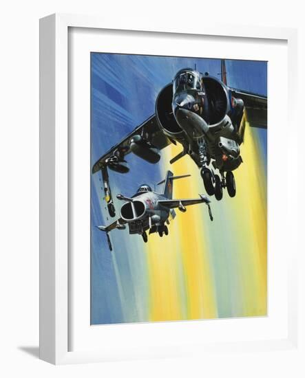Vertical Take-Off Jets-Wilf Hardy-Framed Giclee Print