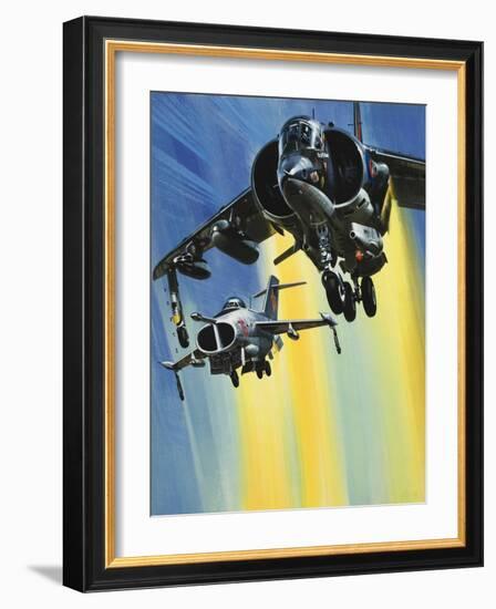 Vertical Take-Off Jets-Wilf Hardy-Framed Giclee Print