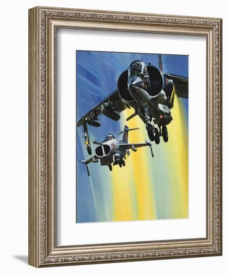 Vertical Take-Off Jets-Wilf Hardy-Framed Giclee Print