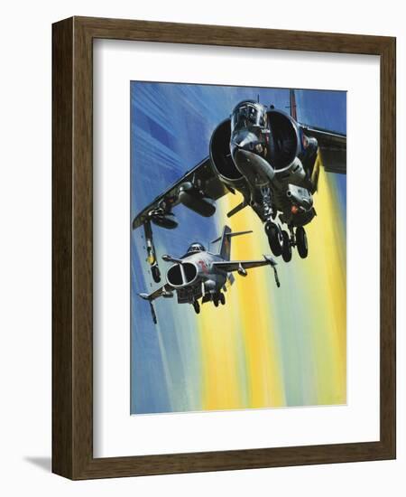 Vertical Take-Off Jets-Wilf Hardy-Framed Giclee Print