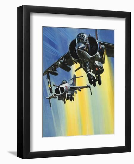 Vertical Take-Off Jets-Wilf Hardy-Framed Giclee Print