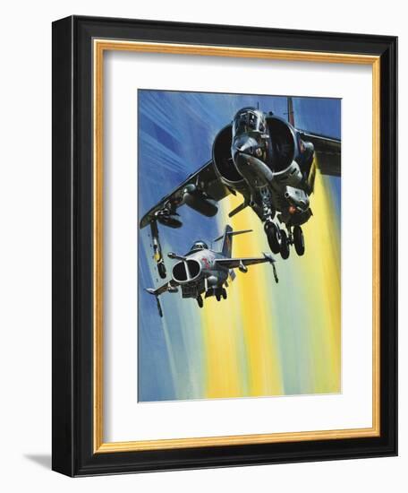 Vertical Take-Off Jets-Wilf Hardy-Framed Giclee Print