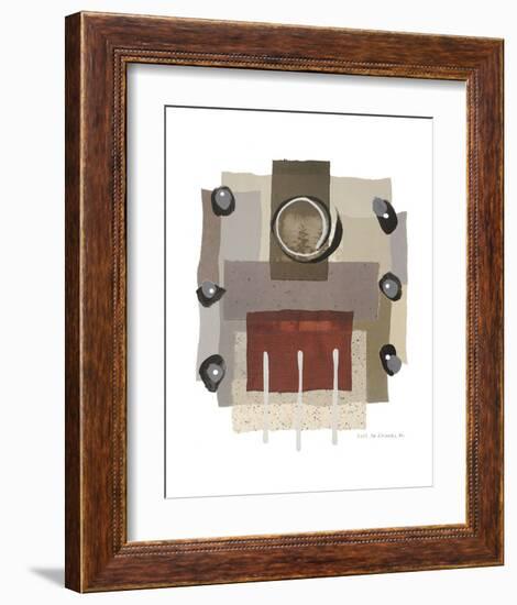 Vertical-P^G^ Gravele-Framed Art Print