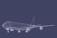 Freight Jetliner-verticalarray-Art Print