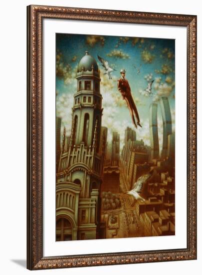 Verticale relative-Alain Cardinal-Framed Art Print