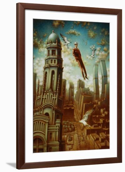 Verticale relative-Alain Cardinal-Framed Art Print