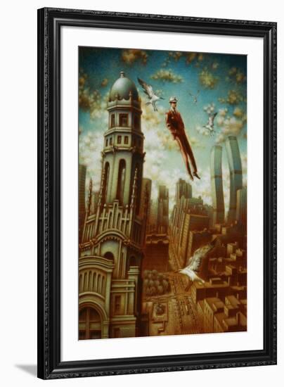 Verticale relative-Alain Cardinal-Framed Art Print