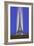 Vertically Lit Eiffel Tower-null-Framed Art Print