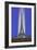 Vertically Lit Eiffel Tower-null-Framed Art Print