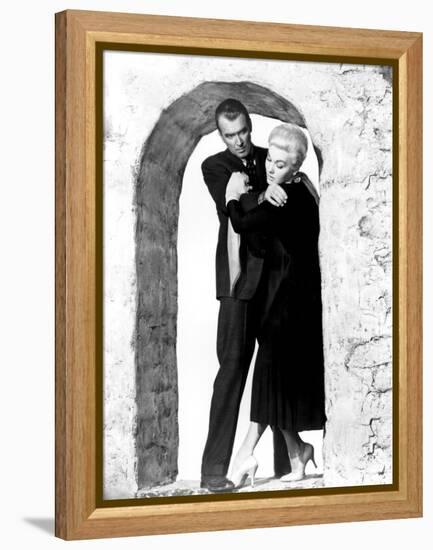 Vertigo, James Stewart, Kim Novak, 1958-null-Framed Stretched Canvas