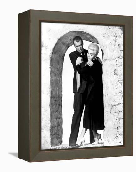 Vertigo, James Stewart, Kim Novak, 1958-null-Framed Stretched Canvas