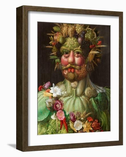 Vertumnus, 1591-Giuseppe Arcimboldo-Framed Giclee Print