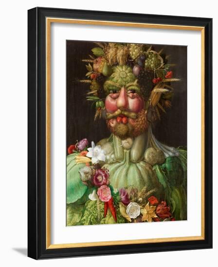 Vertumnus, 1591-Giuseppe Arcimboldo-Framed Giclee Print