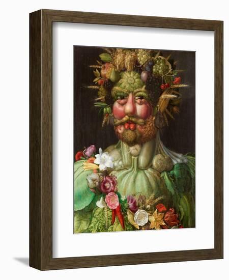 Vertumnus, 1591-Giuseppe Arcimboldo-Framed Premium Giclee Print