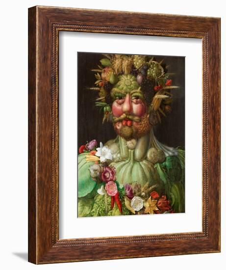 Vertumnus, 1591-Giuseppe Arcimboldo-Framed Premium Giclee Print