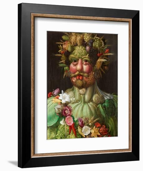 Vertumnus, 1591-Giuseppe Arcimboldo-Framed Premium Giclee Print