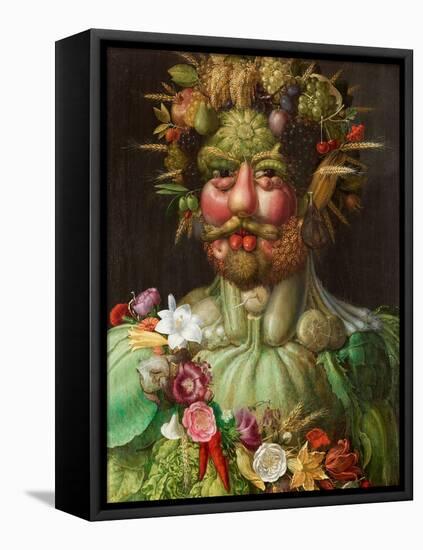 Vertumnus, 1591-Giuseppe Arcimboldo-Framed Premier Image Canvas