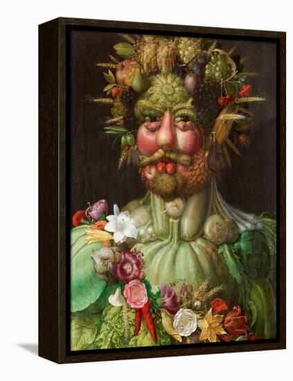 Vertumnus, 1591-Giuseppe Arcimboldo-Framed Premier Image Canvas