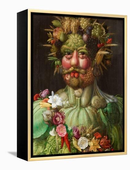 Vertumnus, 1591-Giuseppe Arcimboldo-Framed Premier Image Canvas