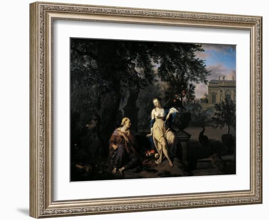 Vertumnus and Pomona, 1670-Adriaen van de Velde-Framed Giclee Print