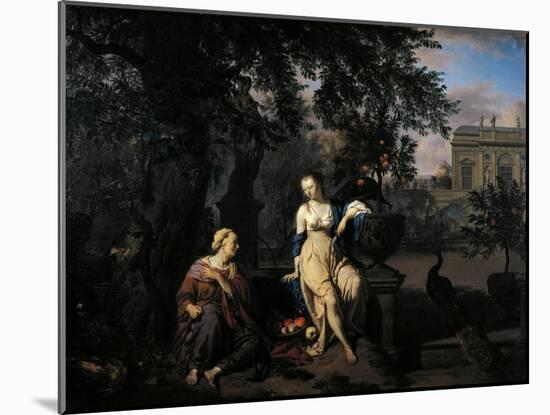 Vertumnus and Pomona, 1670-Adriaen van de Velde-Mounted Giclee Print