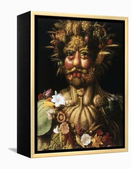 Vertumnus - Rudolf Ii, C1590-Giuseppe Arcimboldi-Framed Premier Image Canvas