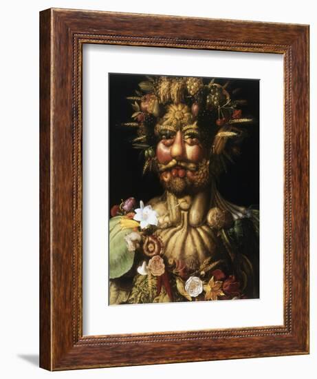 Vertumnus - Rudolf Ii, C1590-Giuseppe Arcimboldi-Framed Giclee Print