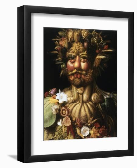 Vertumnus - Rudolf Ii, C1590-Giuseppe Arcimboldi-Framed Giclee Print