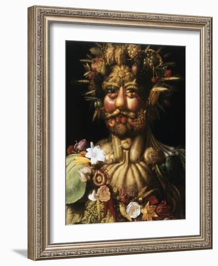 Vertumnus - Rudolf Ii, C1590-Giuseppe Arcimboldi-Framed Giclee Print