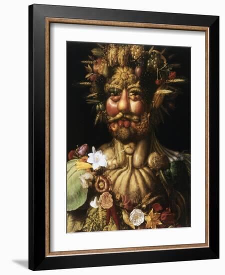 Vertumnus - Rudolf Ii, C1590-Giuseppe Arcimboldi-Framed Giclee Print