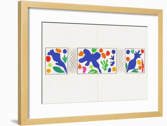 Verve - CoqueIIcots-Henri Matisse-Framed Premium Edition