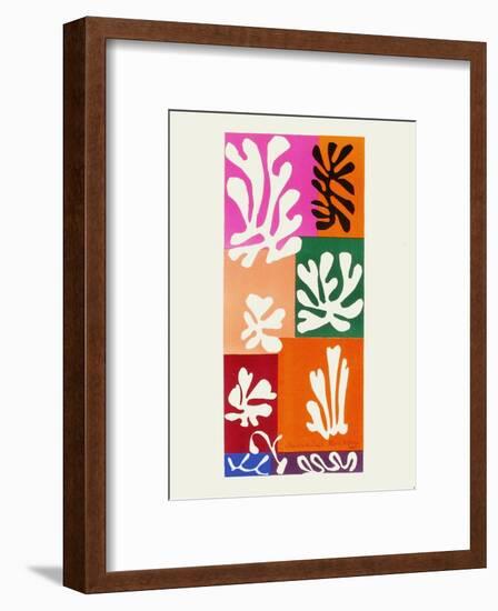 Verve - Fleurs de neige-Henri Matisse-Framed Premium Edition