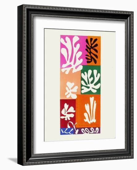 Verve - Fleurs de neige-Henri Matisse-Framed Premium Edition