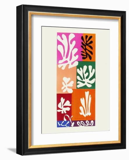 Verve - Fleurs de neige-Henri Matisse-Framed Premium Edition