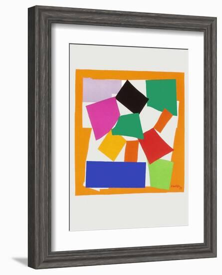 Verve - L'escargot-Henri Matisse-Framed Premium Edition