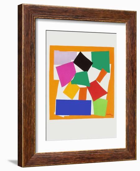 Verve - L'escargot-Henri Matisse-Framed Premium Edition